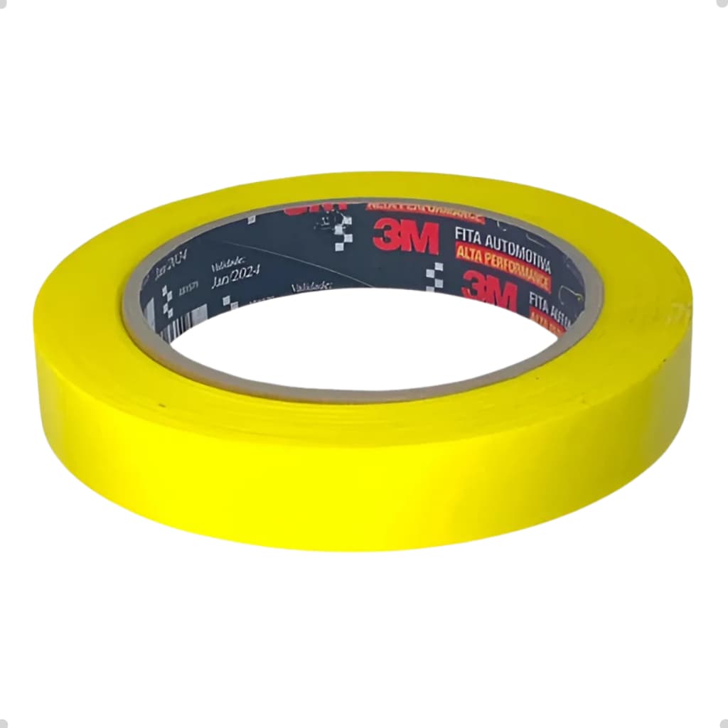 Fita Crepe 3m Automotiva Alta Performance 18mmx40 Metros