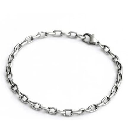 Pulseira de aço inox,  INFANTIL Elo 14 cm