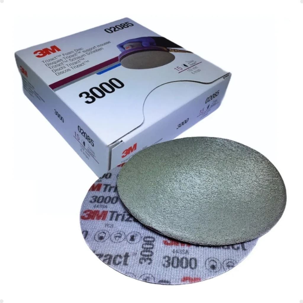 Lixa Trizact 3000 Disco Abrasivo 3m 152mm 1 Unidade