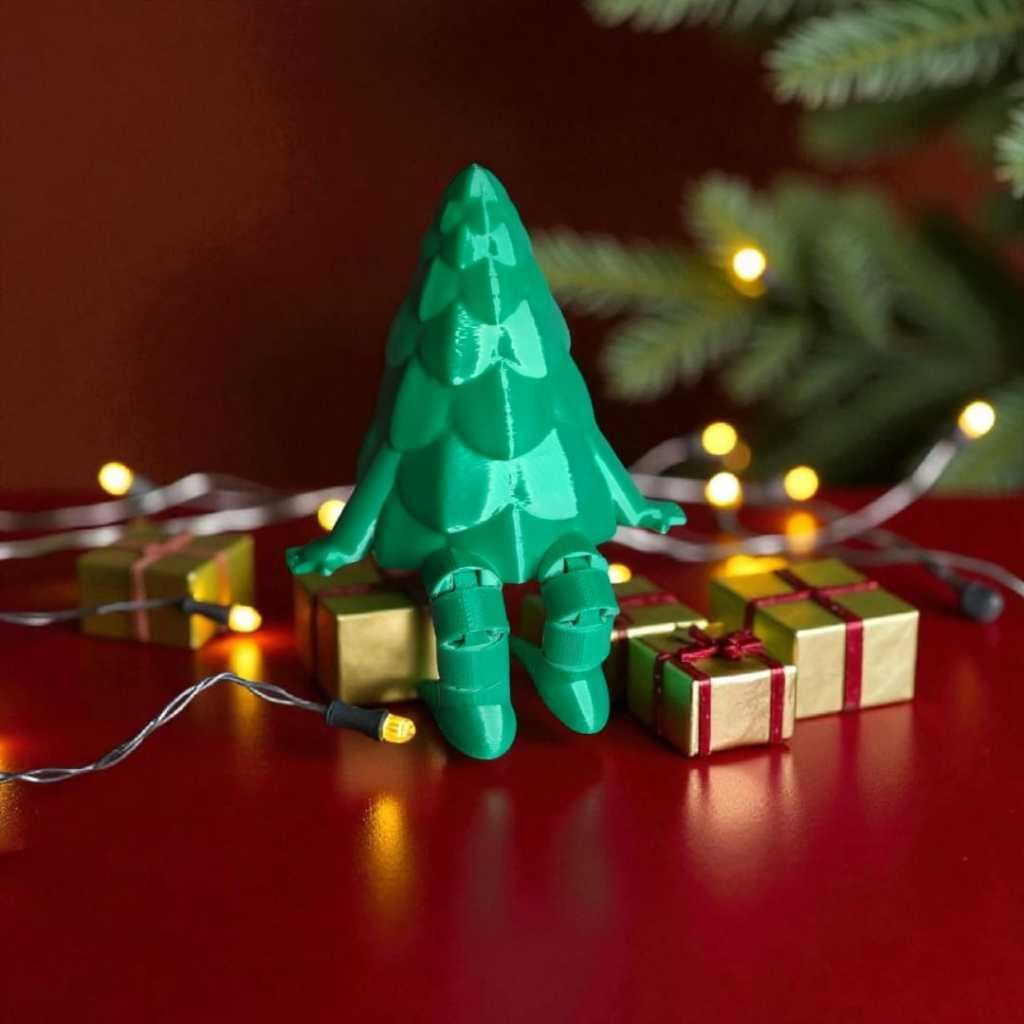 🎄 Árvore Natalina Articulada — Encanto e Diversão na Sua Decoração! 🎅