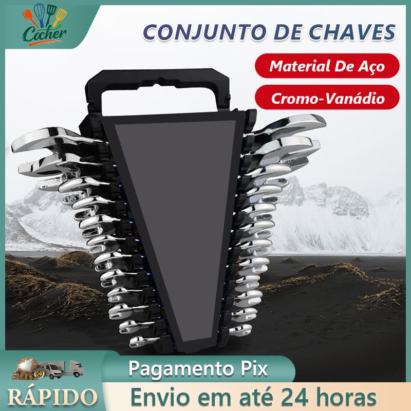8/12pcs Jogo De Chave Combinada 6 a17mm 8pçs 6 a22mm Profissional