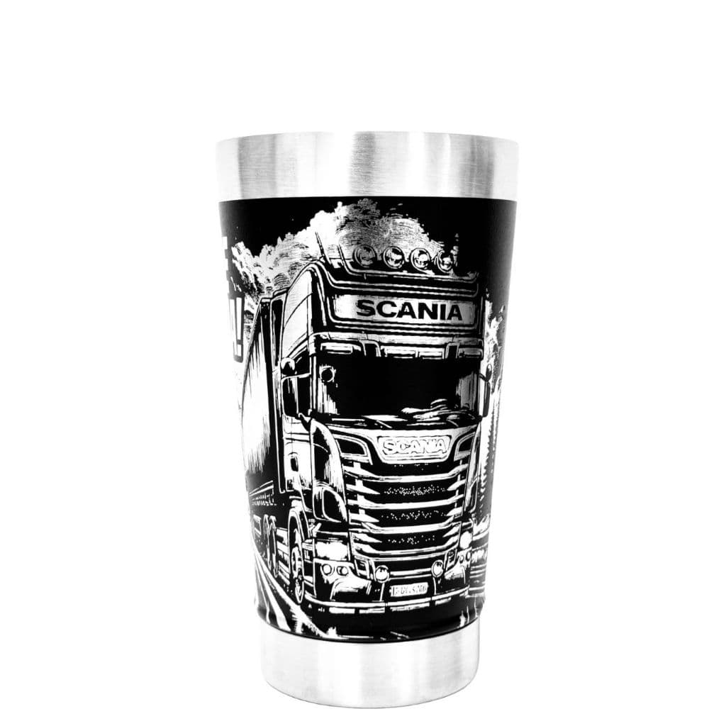 🚛💨 Copo Térmico Personalizado 360º – Edição Scania | 473ml