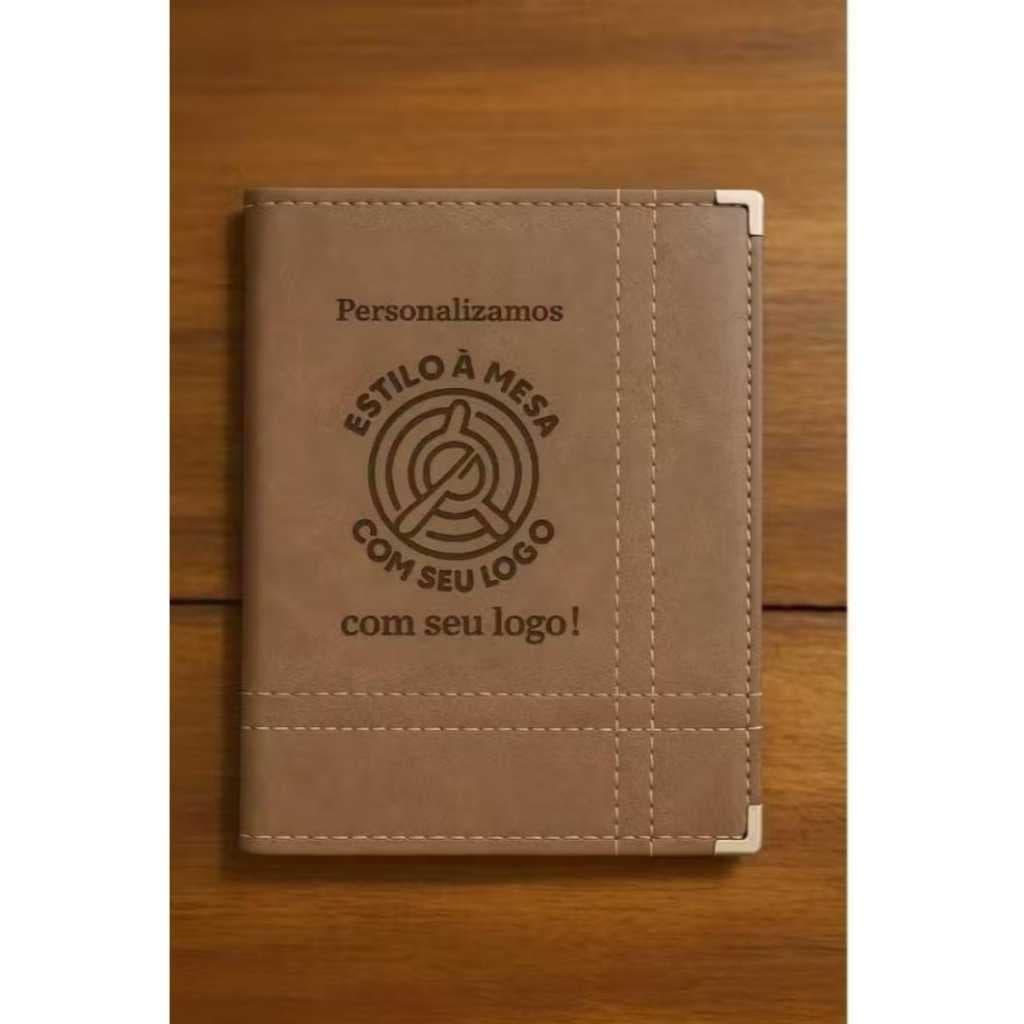 30 Cardápios Capa Dura A4 Resistente Para Restaurante +logo