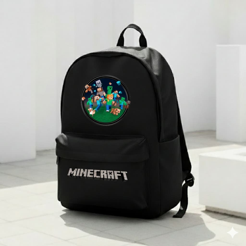 Mochila Escolar Anime Regulável Confortável Personagens - 02 Compartimentos