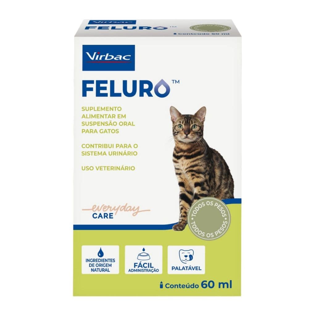 Feluro 60 mL Suplemento Alimentar e Tratamento para o sistema Urinário Gatos