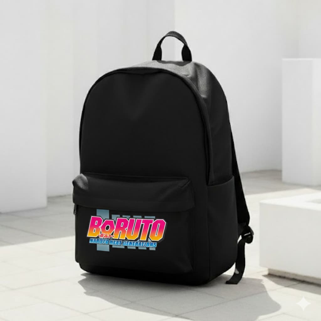 Mochila Naruto Bolsa Escolar Anime 2 Compartimentos Naruto