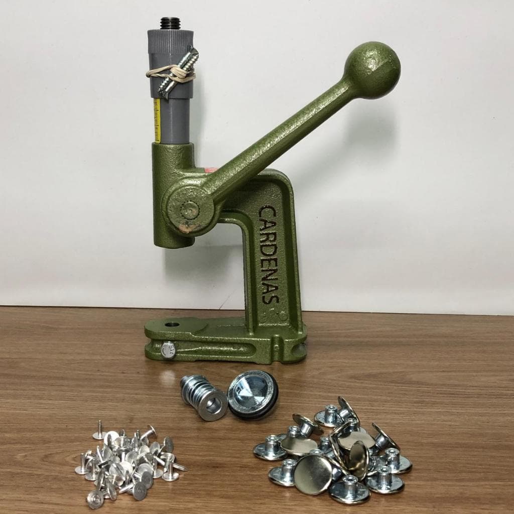 KIT MAQUINA BALANCIM 100 + MATRIZ BOTAO 20 MM + BOTÃO 20 MM