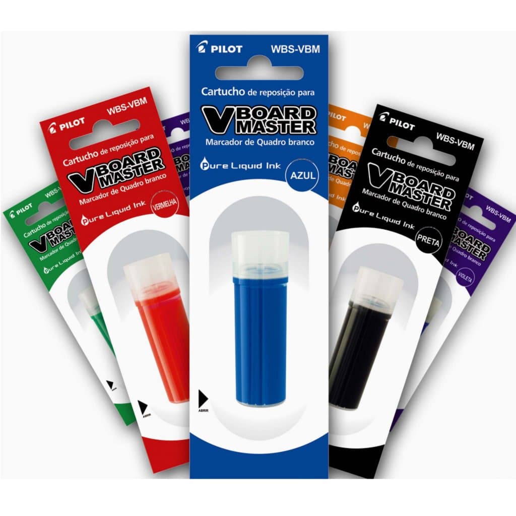Refil Original Para Marcador Quadro Branco V-Board Master Pilot - 1 unidade.