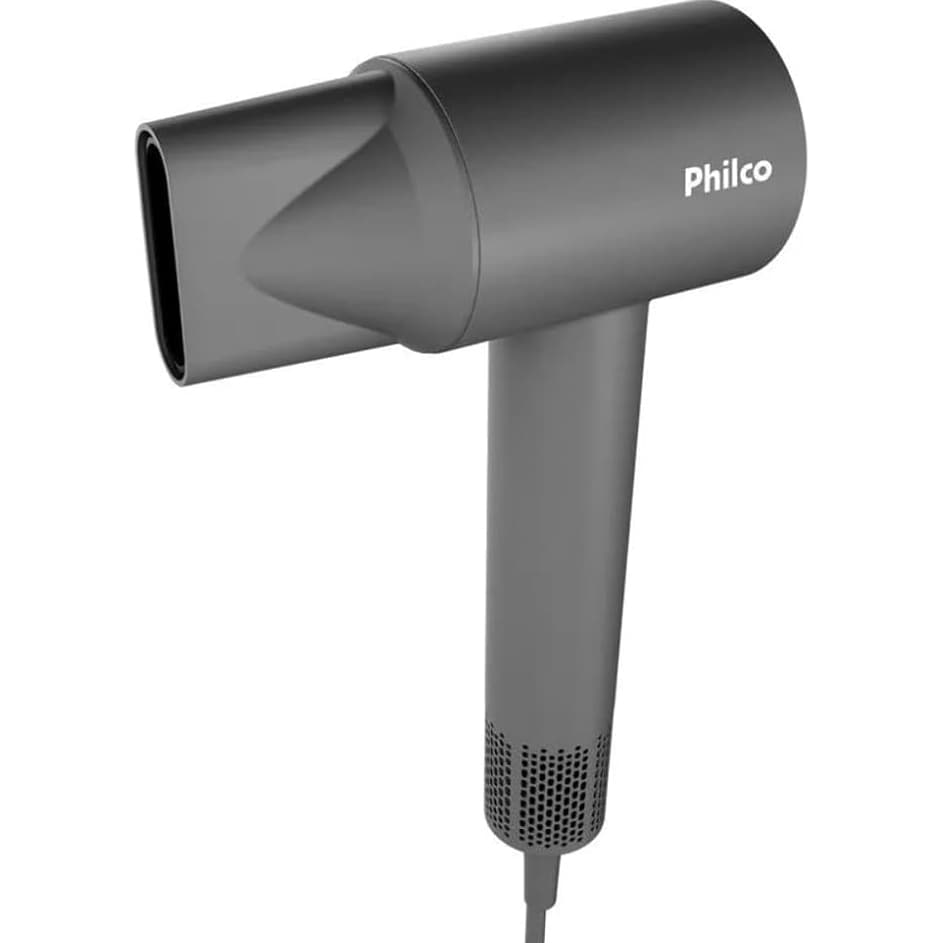 Secador de Cabelo Philco Cinza 110v 220v 1600W 4 Temperaturas PSC3600 53501080