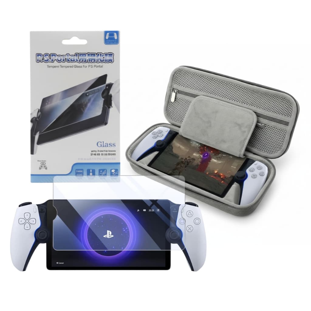 Bag Estojo de Transporte Capa + Película de Vidro Dureza 9H para PS Portal