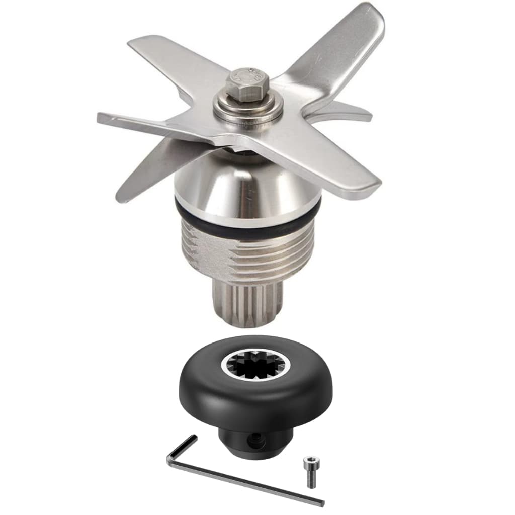 Hélices  +Acoplamento + Chave Allen Para Liquidificador Blender Vitamix / Jtc Onmiblende / Cadence