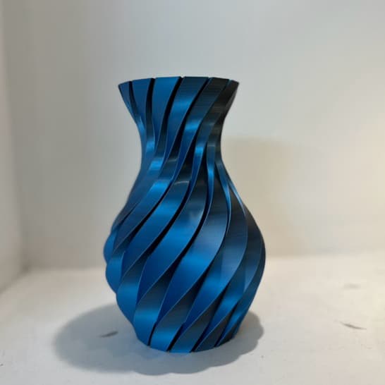 Vaso Decorativo Em Espiral Moderno 3D Para Casa Sala Mesa Cozinha