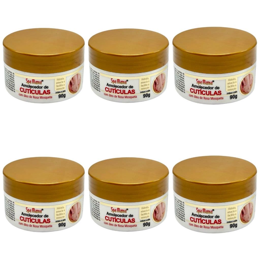 Spa Mania Amolecedor de Cutículas com Óleo de Rosa Mosqueta 90g