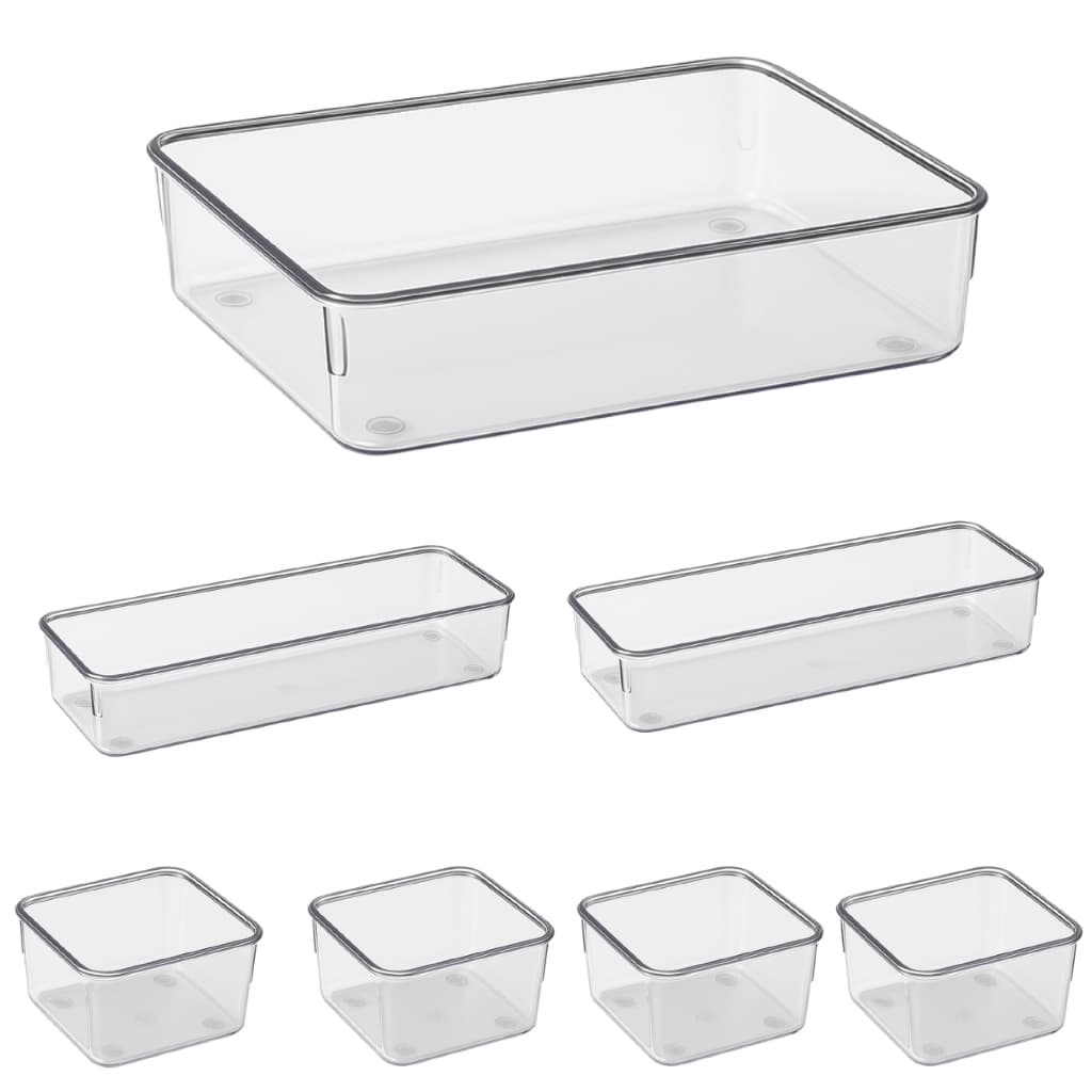 Kit 21 Organizador De Gaveta Grande Resistente Multiuso Modular Para Armário Banheiro Não Acrílico