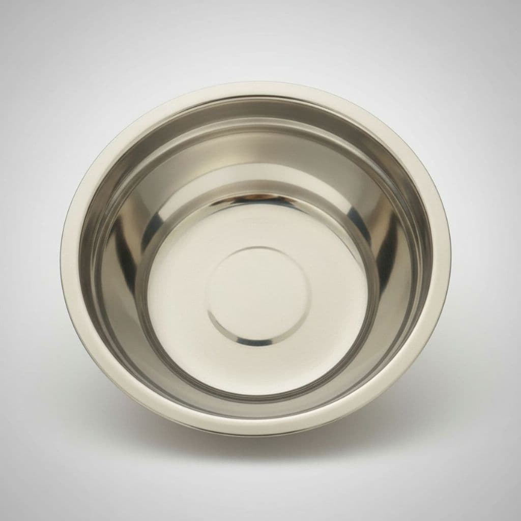 Kit 2 Tigela Bowl Inox Comedouro Pet Cães Gatos Bandeja Pote Ração Cachorros