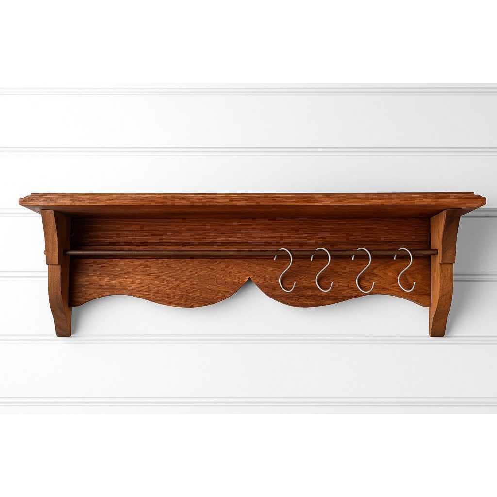 Prateleira Farmlovers com barra de ferro 60cm