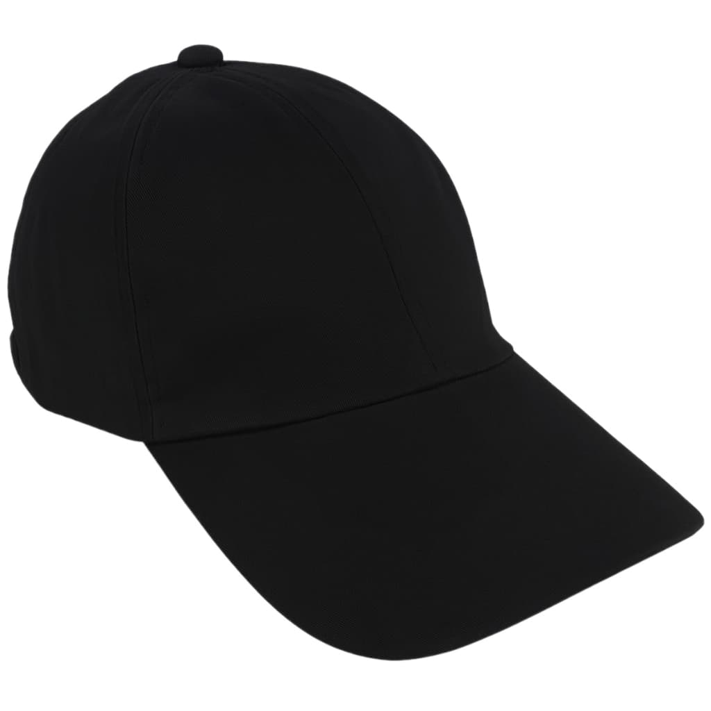 Boné Preto Liso Bordar Personalizar Sem Estampa Sem Detalhes Uniforme Segurança Aba Curva