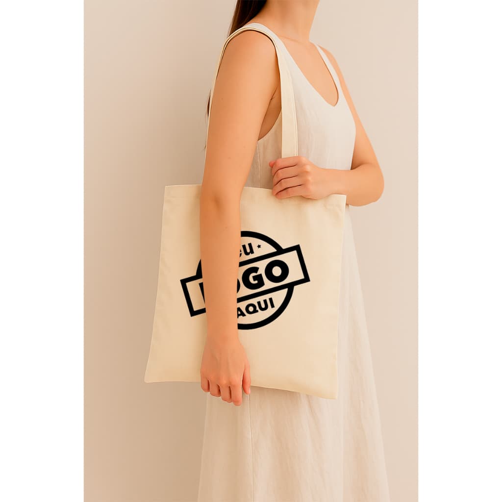 Kit 12 Ecobags Personalizadas • Escolha Sua Estampa • Logo ou Arte Própria •  Algodão Reutilizável