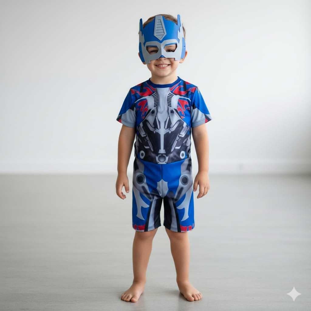Fantasia Roupa Infantil do Transformers