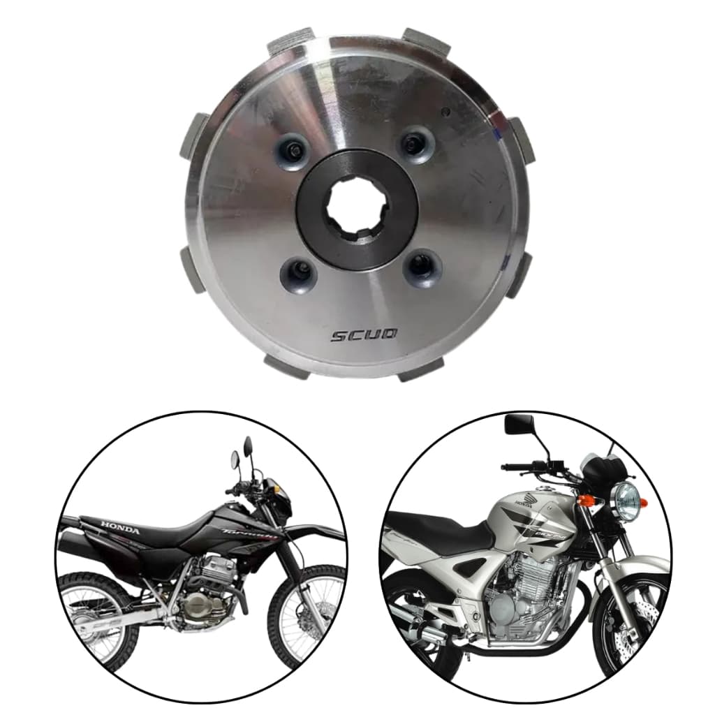 Kit Embreagem - Twister 250 - Tornado - 2001 a 2008 - Completo - SCUD