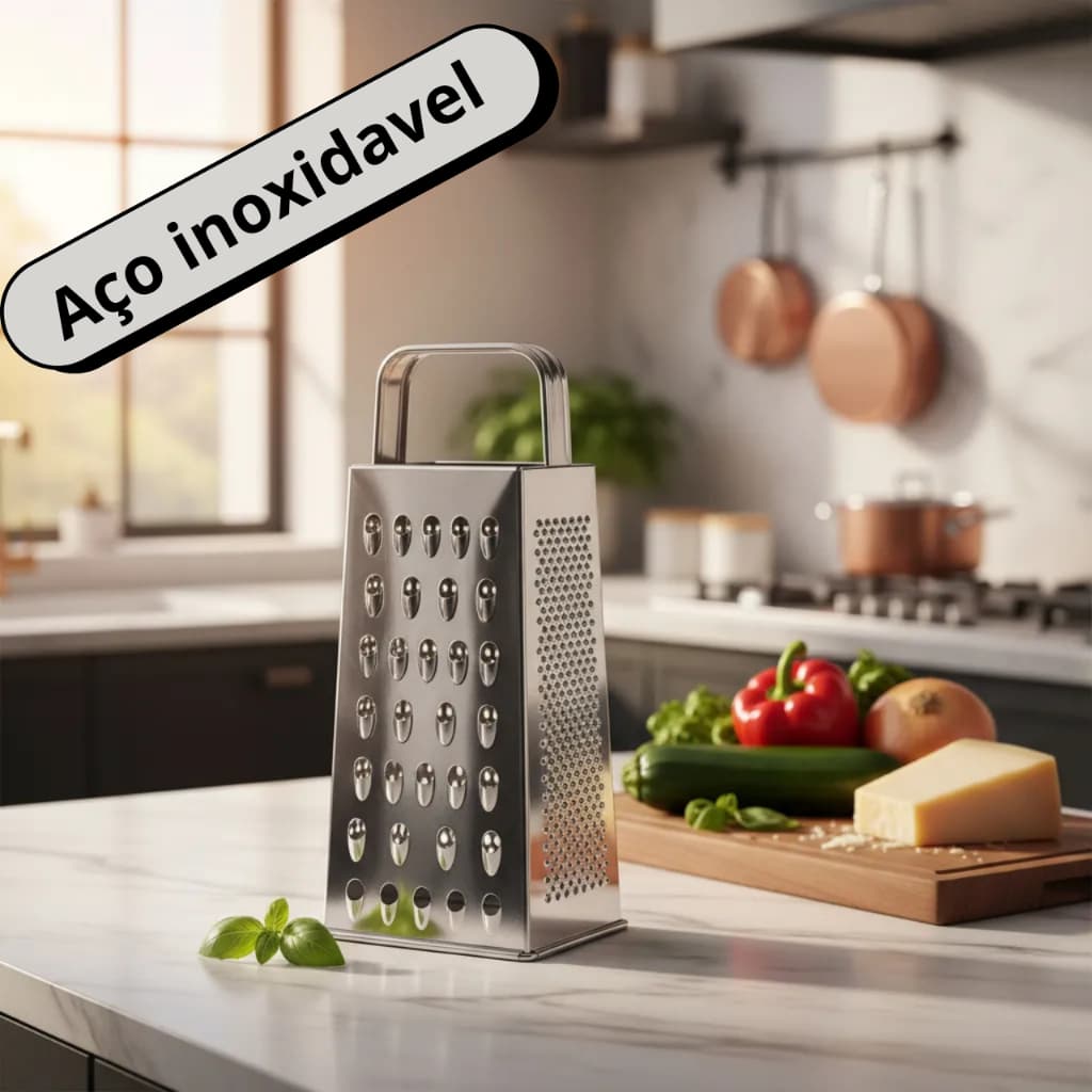 Ralador aço inox Fatiador De Alimentos 4 Faces Multiuso Inoxidavel triturador Manual Para Cozinha promoção envio rápido