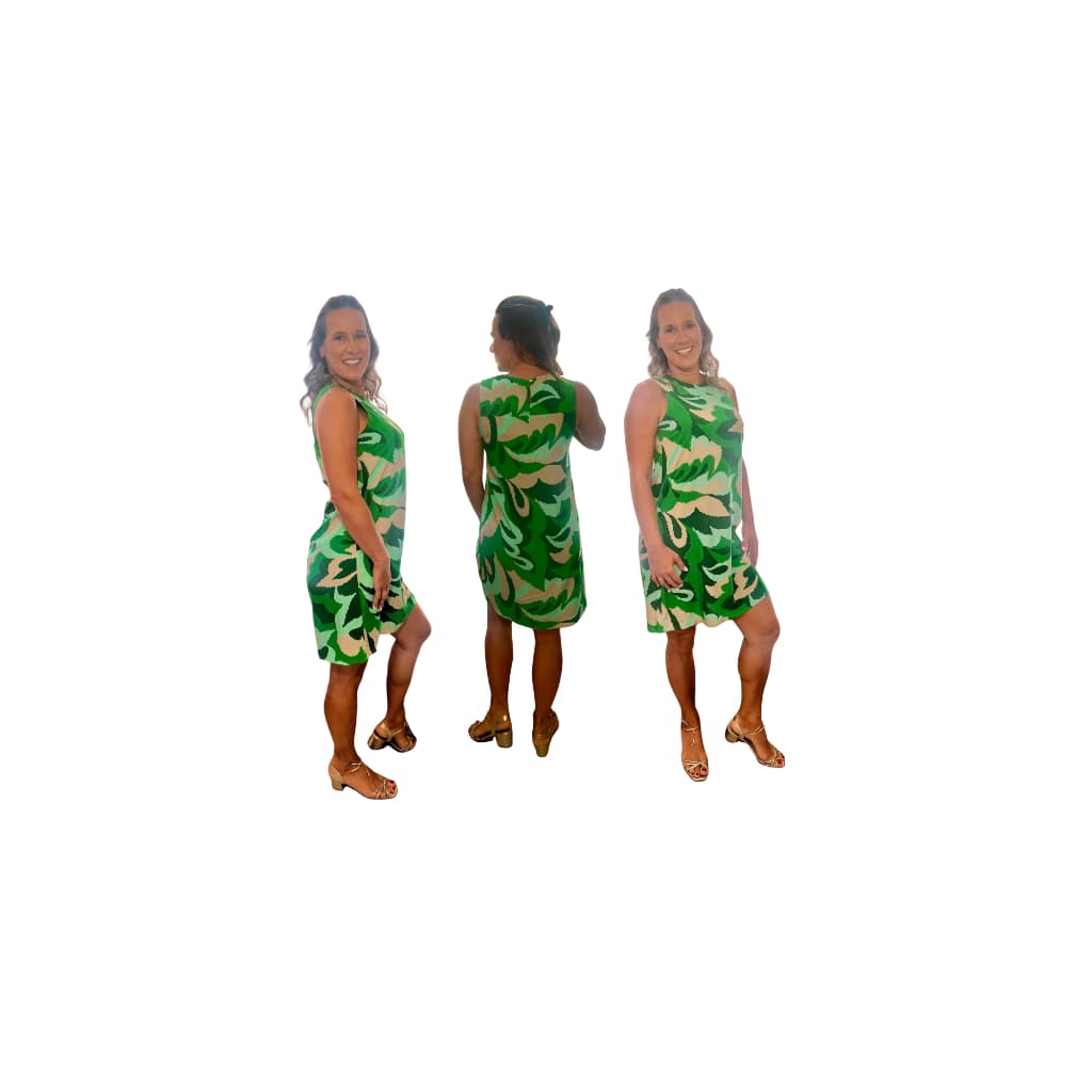 Vestido Curto Feminino em Viscose Estampado – Leve, Confortável e Perfeito para o Verão 🌿