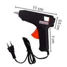 Aplicador Cola Quente + 10 bastões de cola de 30 cm, Bivolt 10w - Black Bull