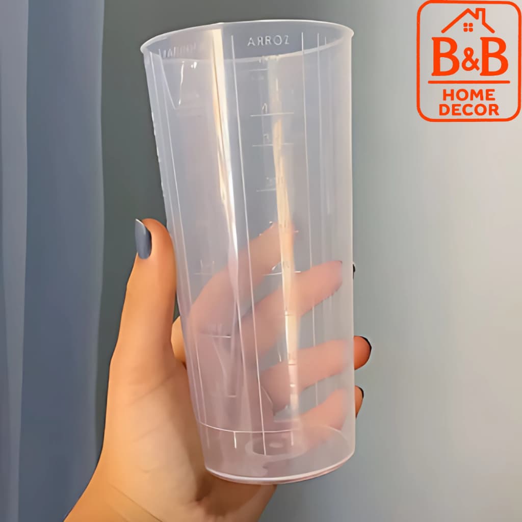 Copo Medidor Graduado 500ml com Escalas em mL e Xícara para Líquido Farinha Açúcar Arroz e Semolina
