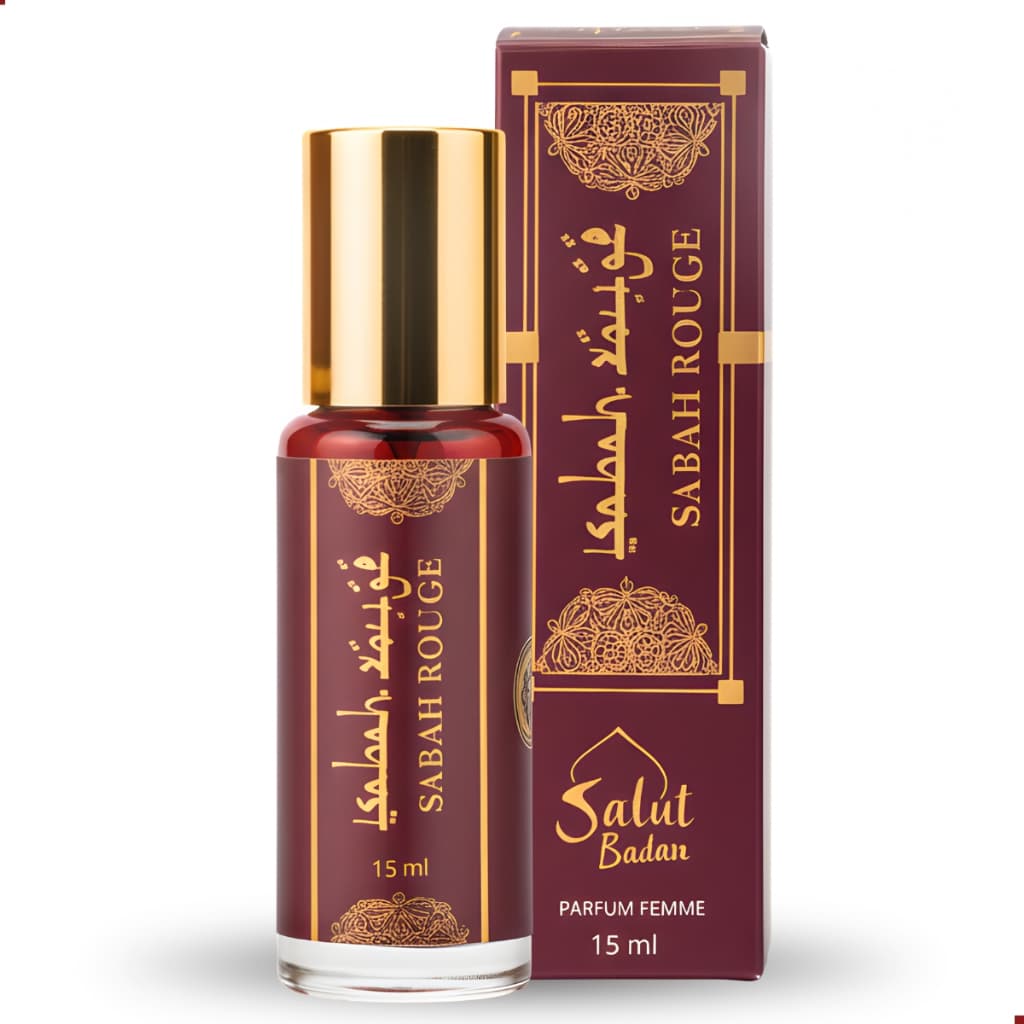 Perfume Feminino Colônia Sabah Rouge Aroma Doce Marcante 15ml Para Bolso Bolsa