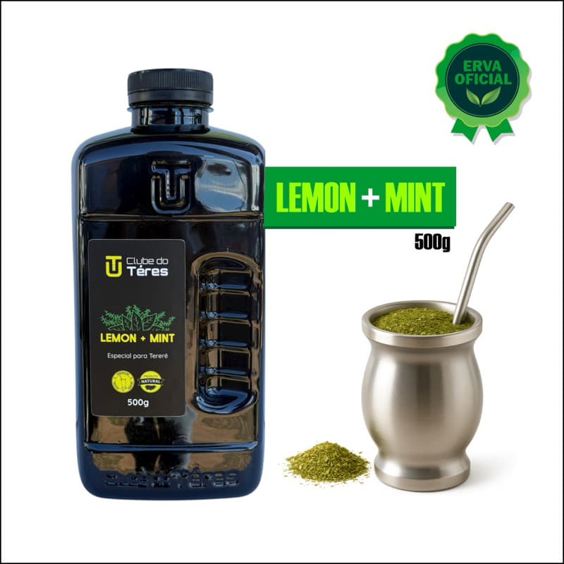 Erva de Térere Limão + Menta Clube do Téres Pote 500g - Erva oficial