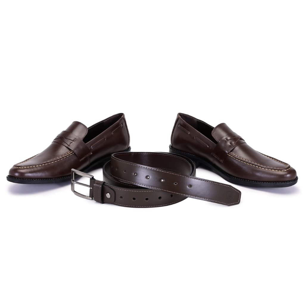 Sapato loafer masculino social Silva&Silva Macio Reforçado Exclusivo em Couro legitimo Original