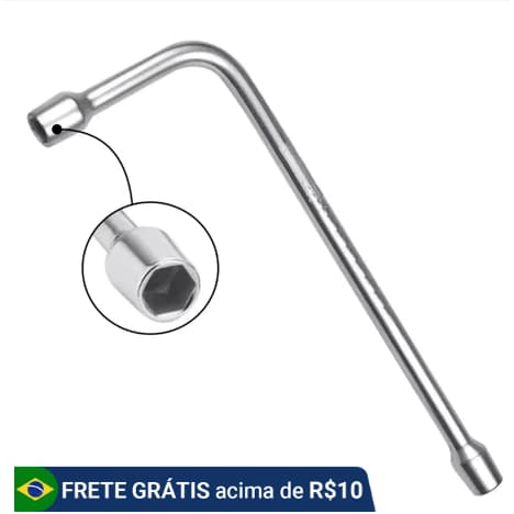 Chave L Biela 17mm Cromo Vanádio Profissional