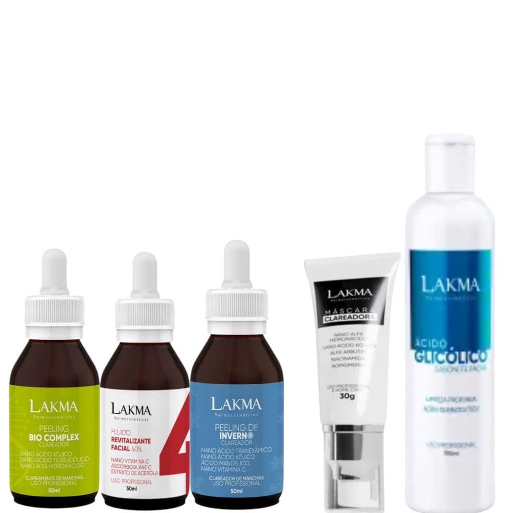Kit Peeling Clareador Lakma- Ácidos Sem Mistérios