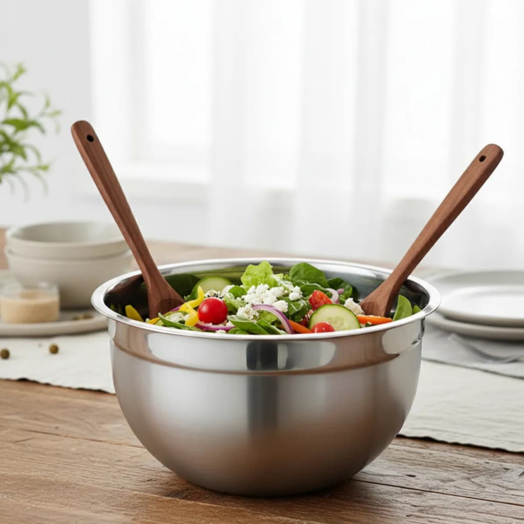 Tigela Inox Bowl 18cm Multiuso Profissional bacia aluminio qualidade cozinha confeiteiro massa bolo pão saladas promoção