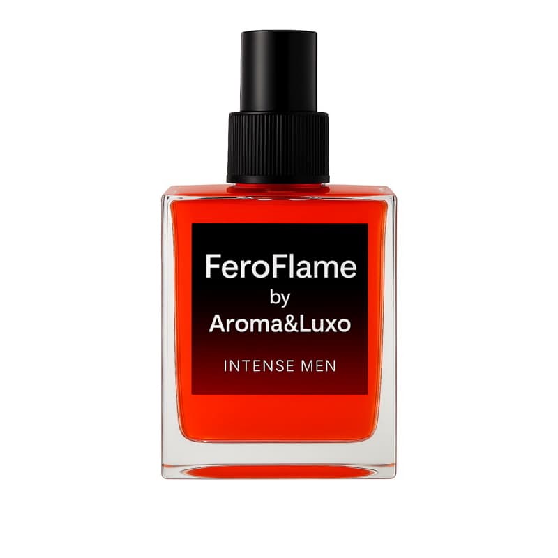 Perfume artesanal masculino FeroFlame by Aroma&Luxo – fragrância intensa 100ml