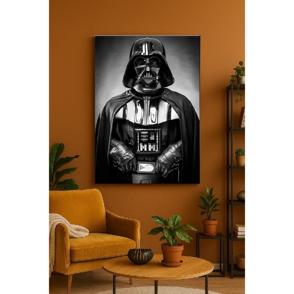 Quadro Decorativo Darth Vader grande 1,10x0,90