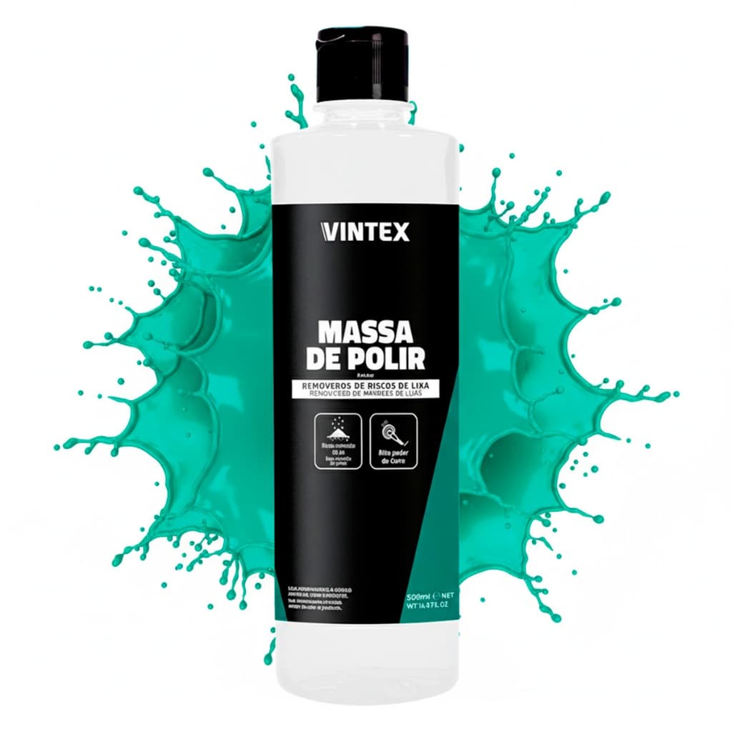 Massa De Polir Automotiva Tira Riscos 500ml Vintex Vonixx