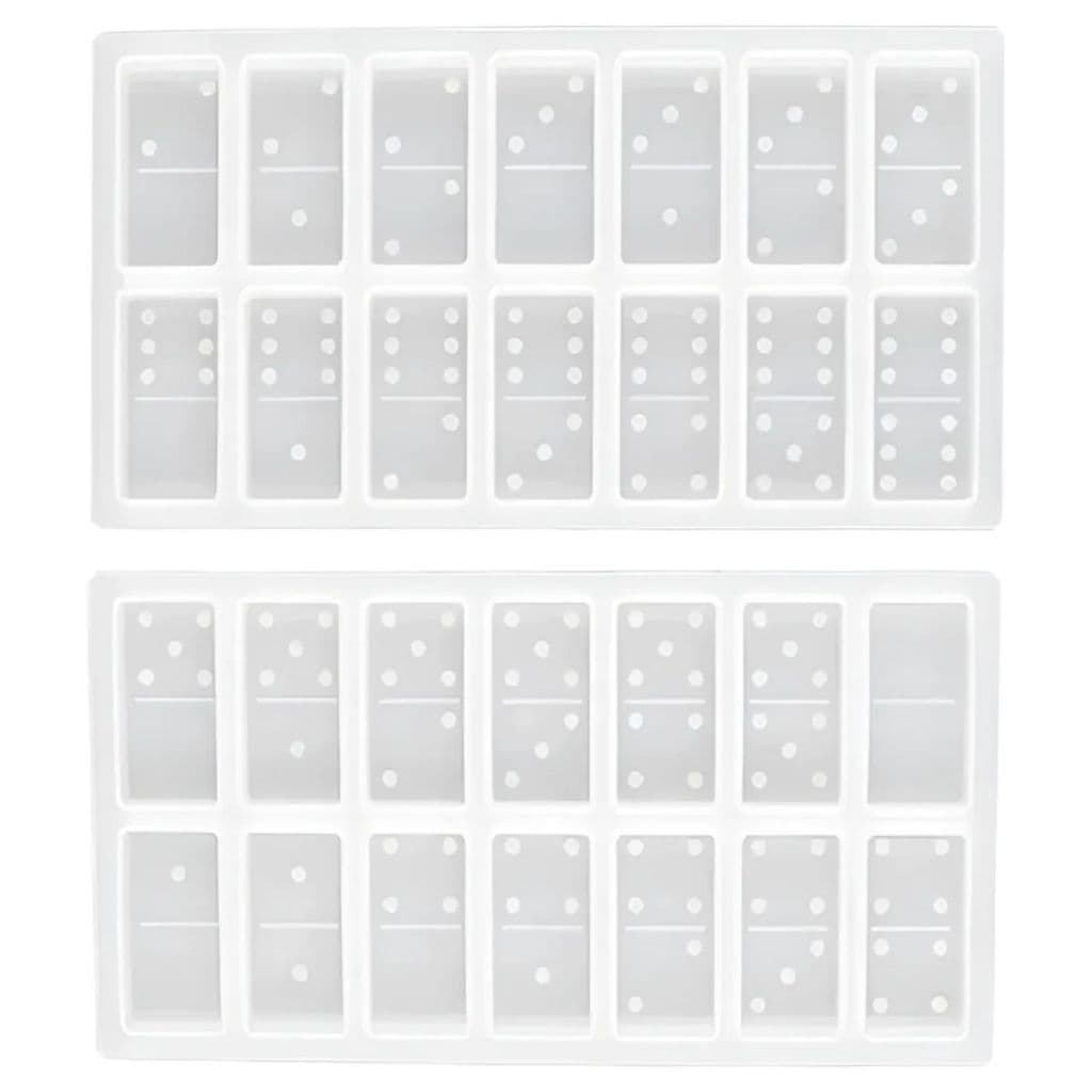 Molde De Silicone Jogo Domino P/ Resina Artesanato