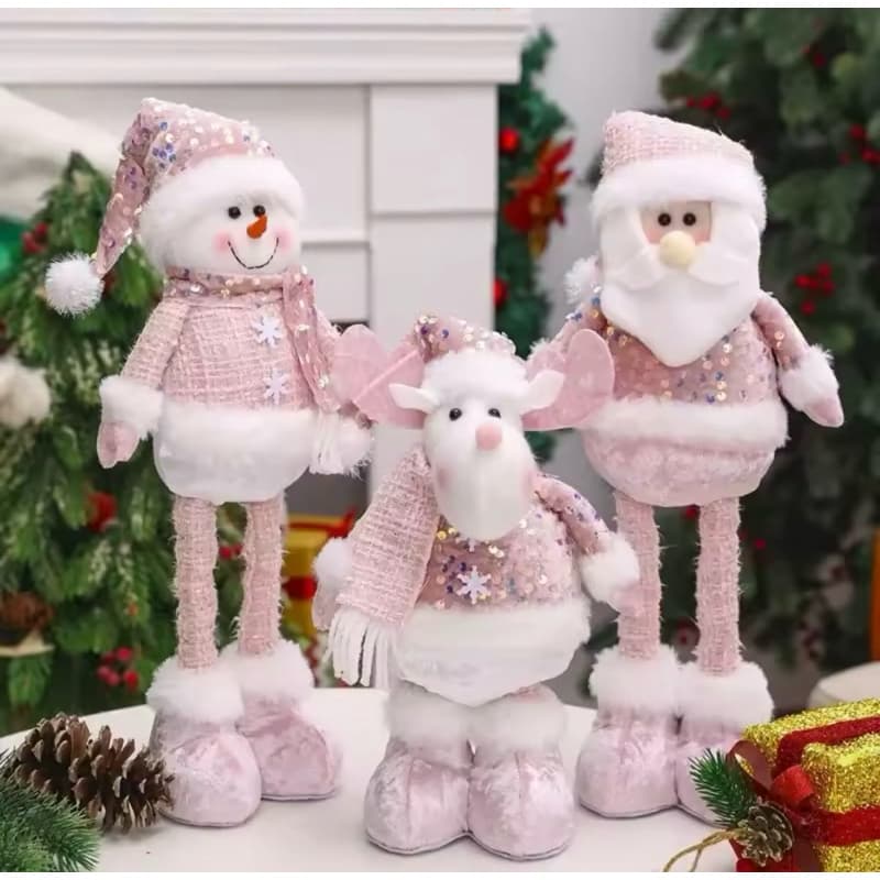 Novos Bonecos Ajustáveis de Natal/Edição Nova/Papai Noel/Rena/Boneco de Neve