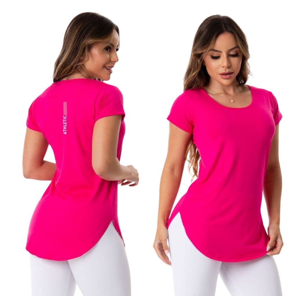 Blusa Feminina Academia Athletic Pink