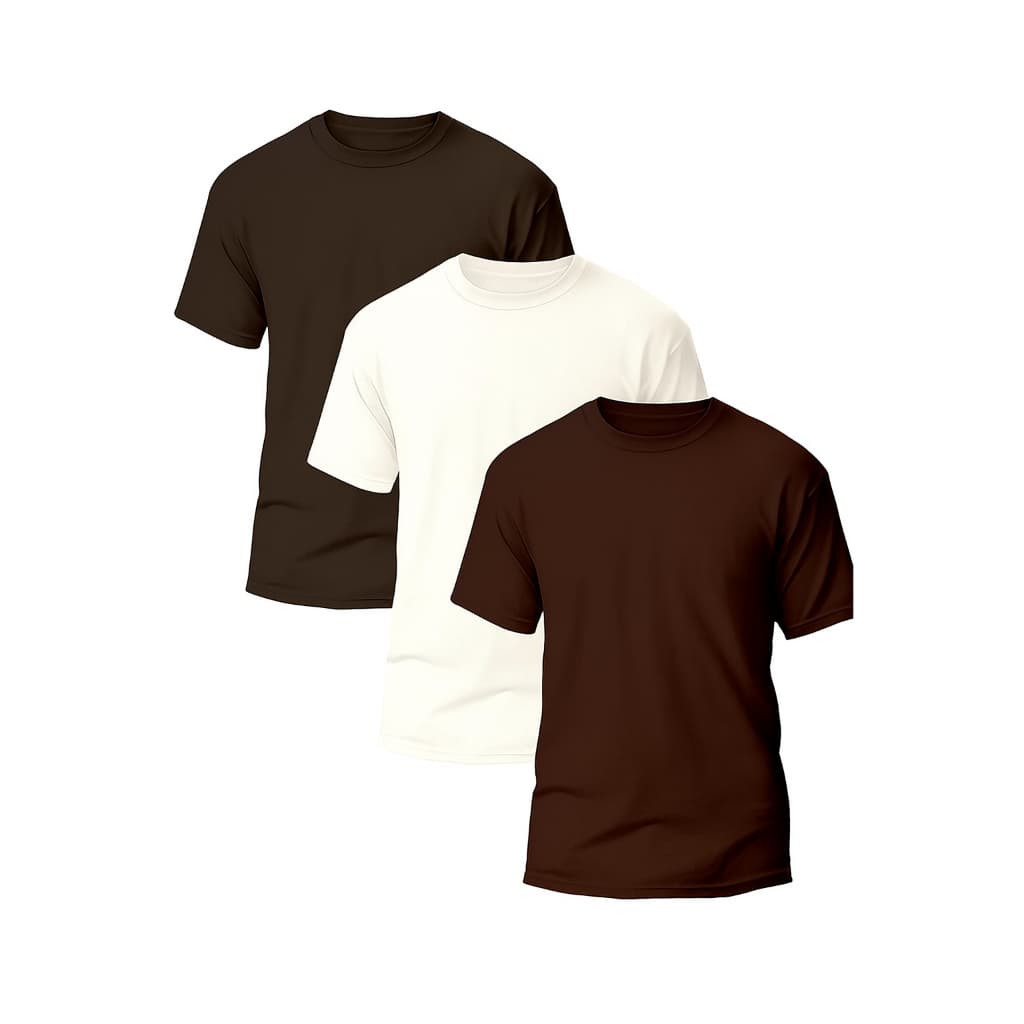 Kit 3  Camisetas Premium Algodão 26.1 Masculinas