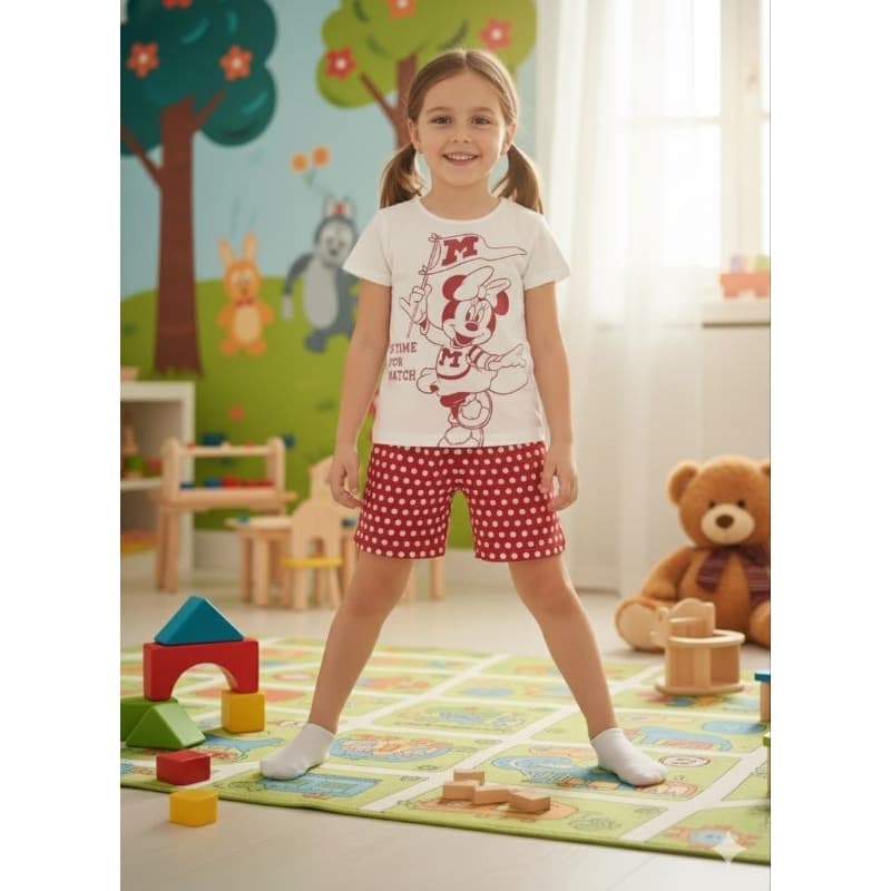 Conjunto Infantil Minnie/ Conjunto Infantil Menina/Conjunto Estiloso e Confortável/Roupa de Menina/
