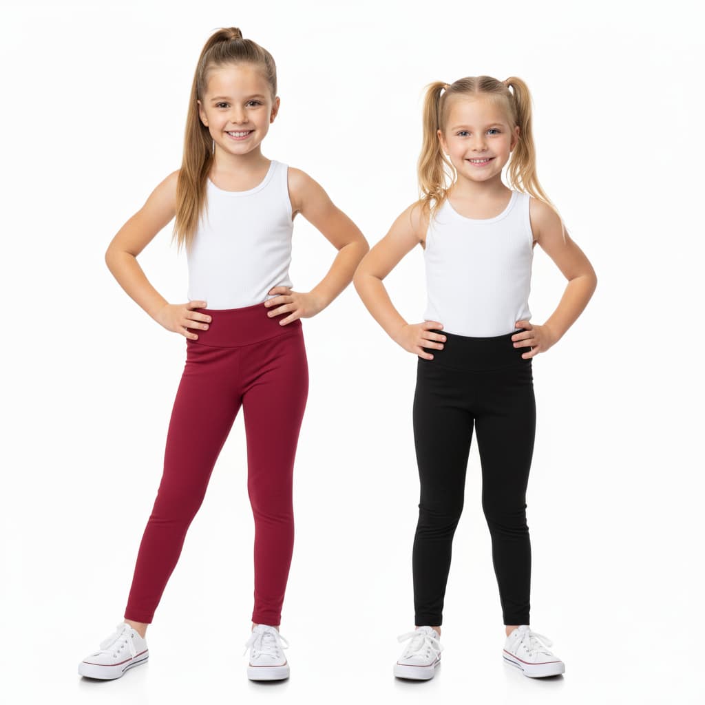 Kit Com 2 Legging Infantil Flanelada Ótima Qualidade Quentinha Forrada