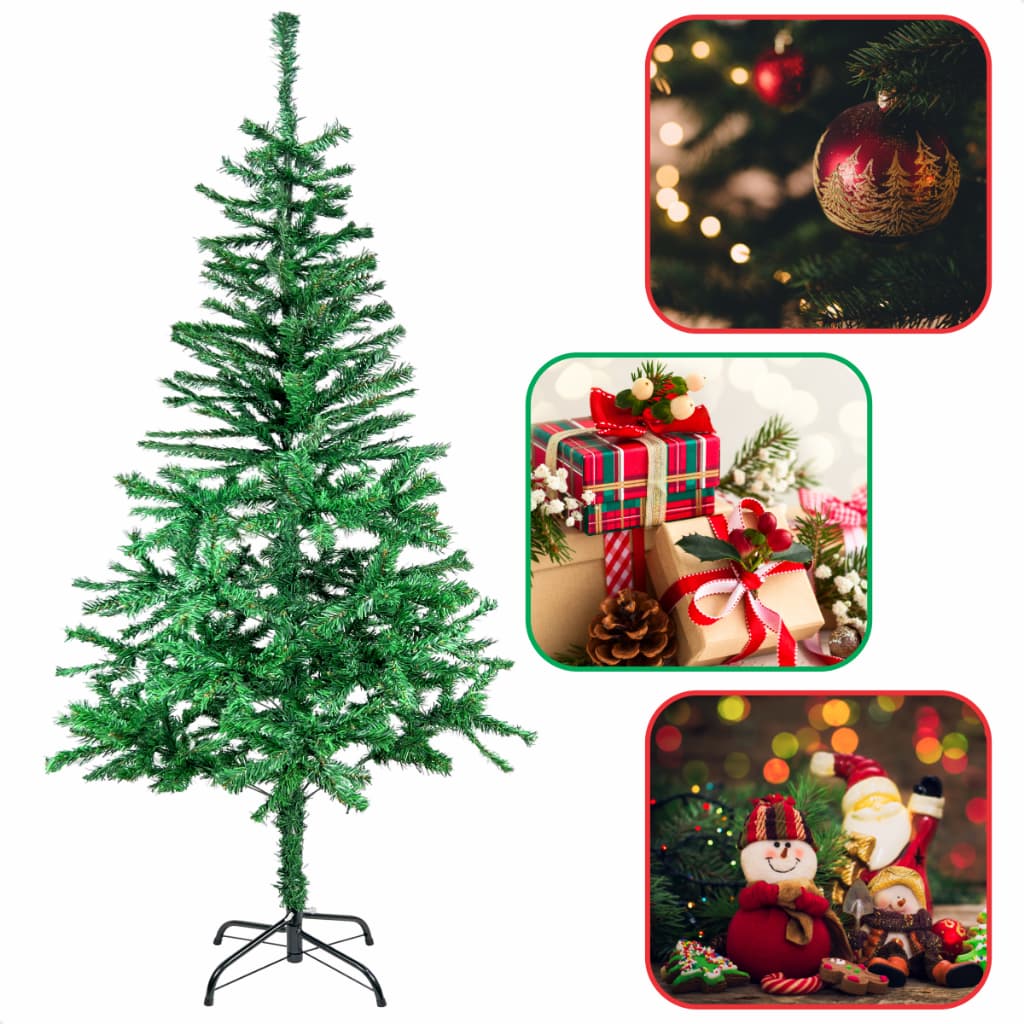 Pinheiro Árvore Natalino Verde Clássico Para Decoração Tamanhos 90cm 120cm 150cm 180cm 210cm