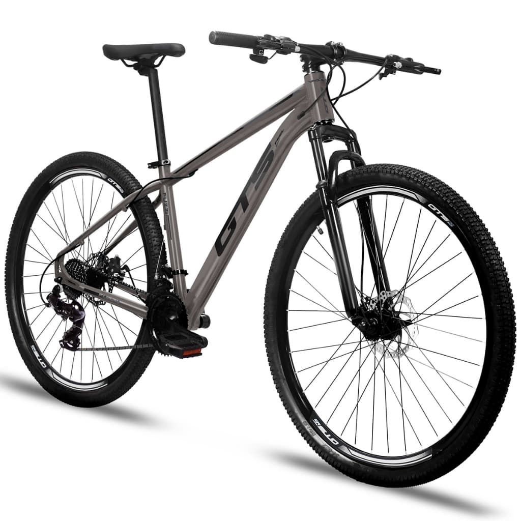 Bicicleta Aro 29 Gts Feel Fuzzi 24 Marchas Freios à Disco câmbios indexados quadro de alumínio