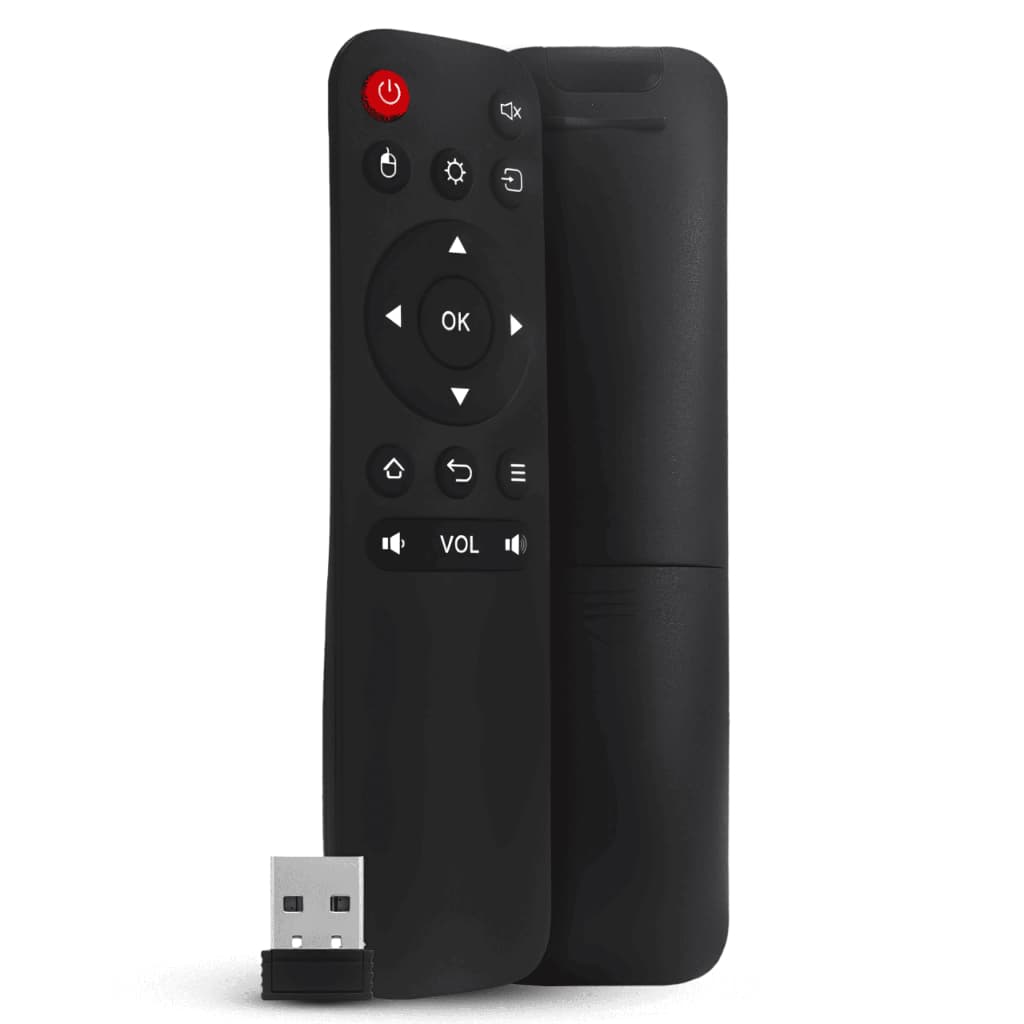 Controle remoto air mouse Wireless 2.4g para PC Smart TV Notebook Plug and Play