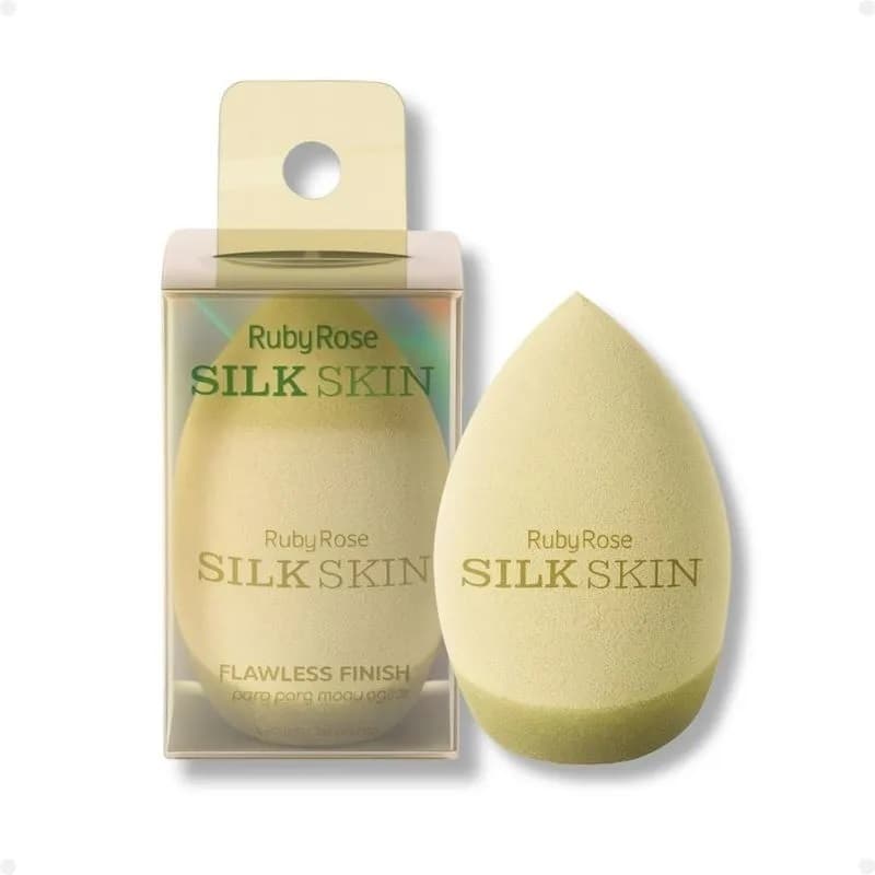 Esponja Para Maquiagem Flawless Finish Silk Skin Ruby Rose