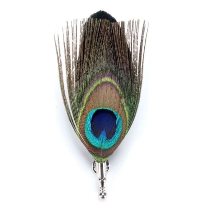 Pena Country Em Broche Para Decoração Chapéu Lapela E Outros