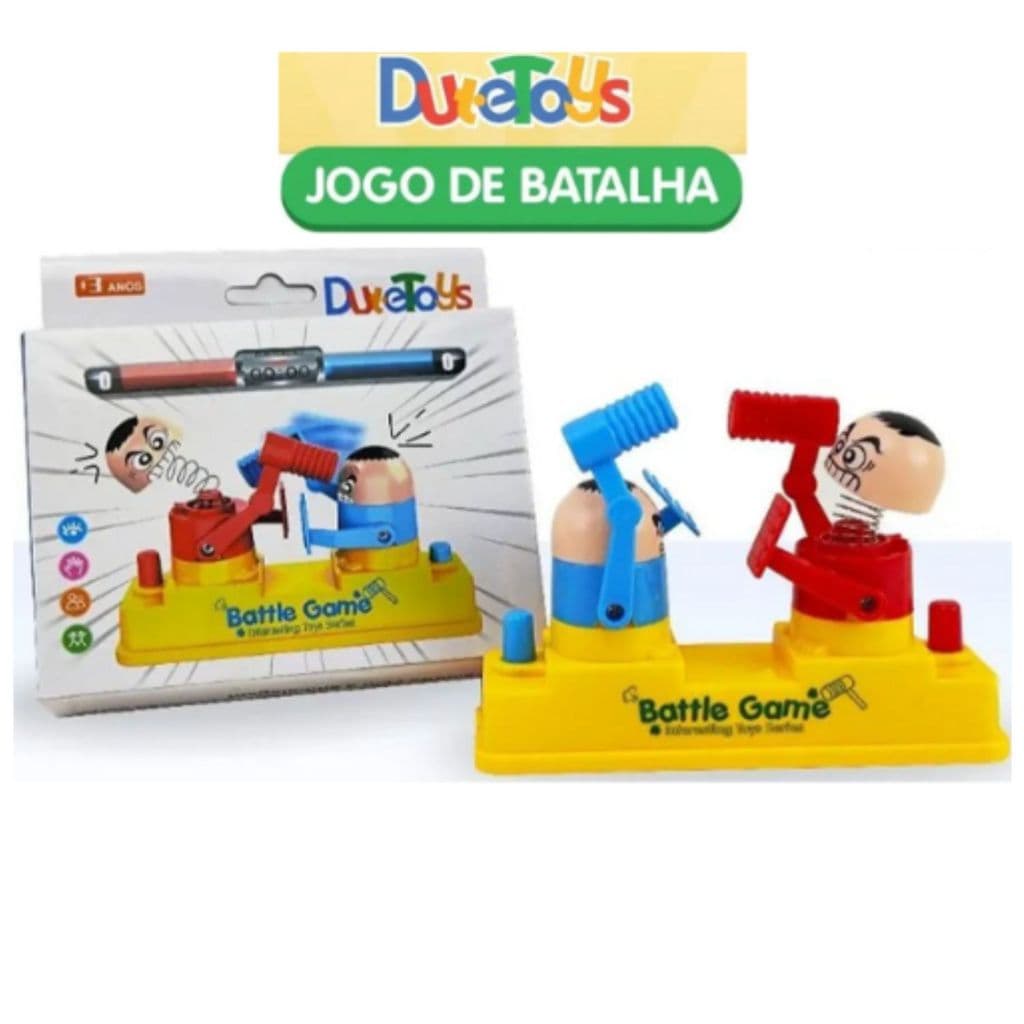 JOGO DE BATALHA BOXE BRINQUEDO BATTLE GAME INFANTIL DUTE TOYS