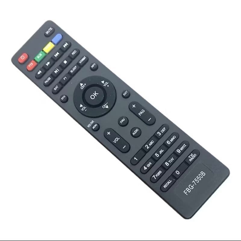 Controle Remoto Fantasia Plus FBG 7478 SKY 7478 FBG 7478 RBR 7478 FBG-7550B com Funções Avançadas e Design Ergonômico